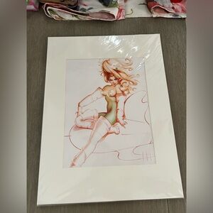 Olivia Pin Up Art Print